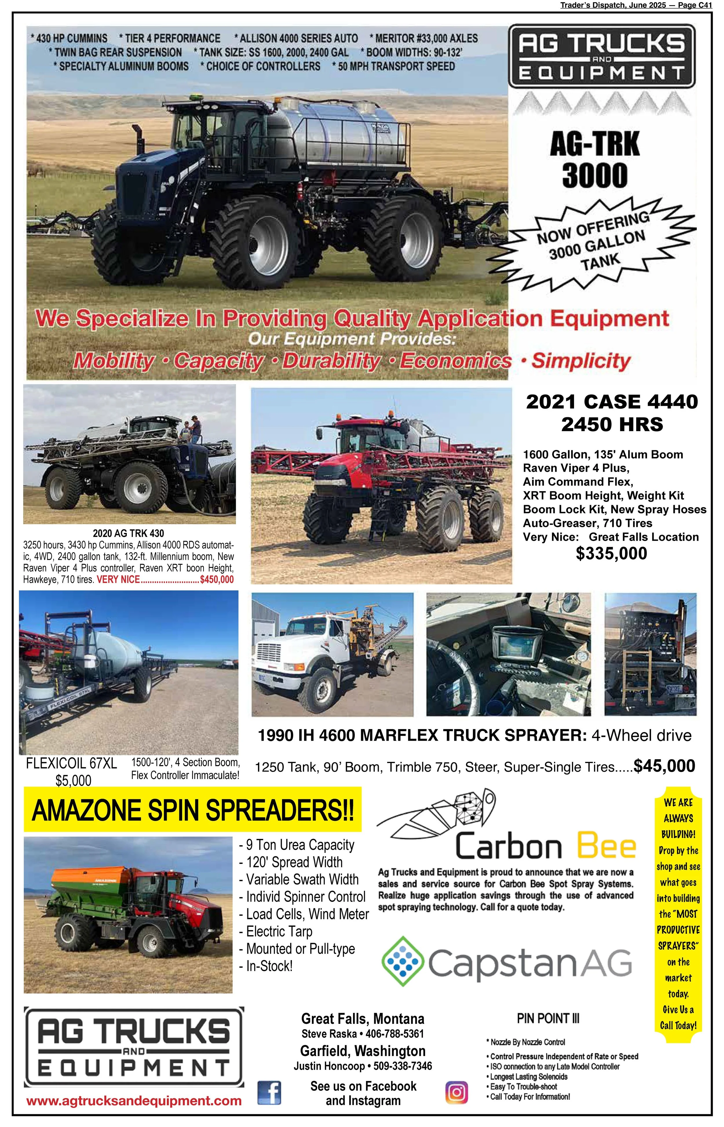 AG TRUCKS AND EQUIPMENT INC